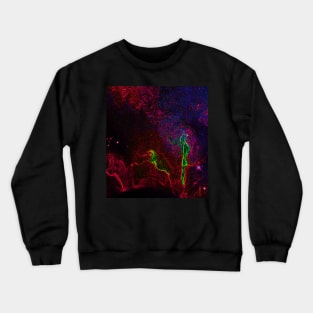 Black Panther Art - Glowing Edges 152 Crewneck Sweatshirt